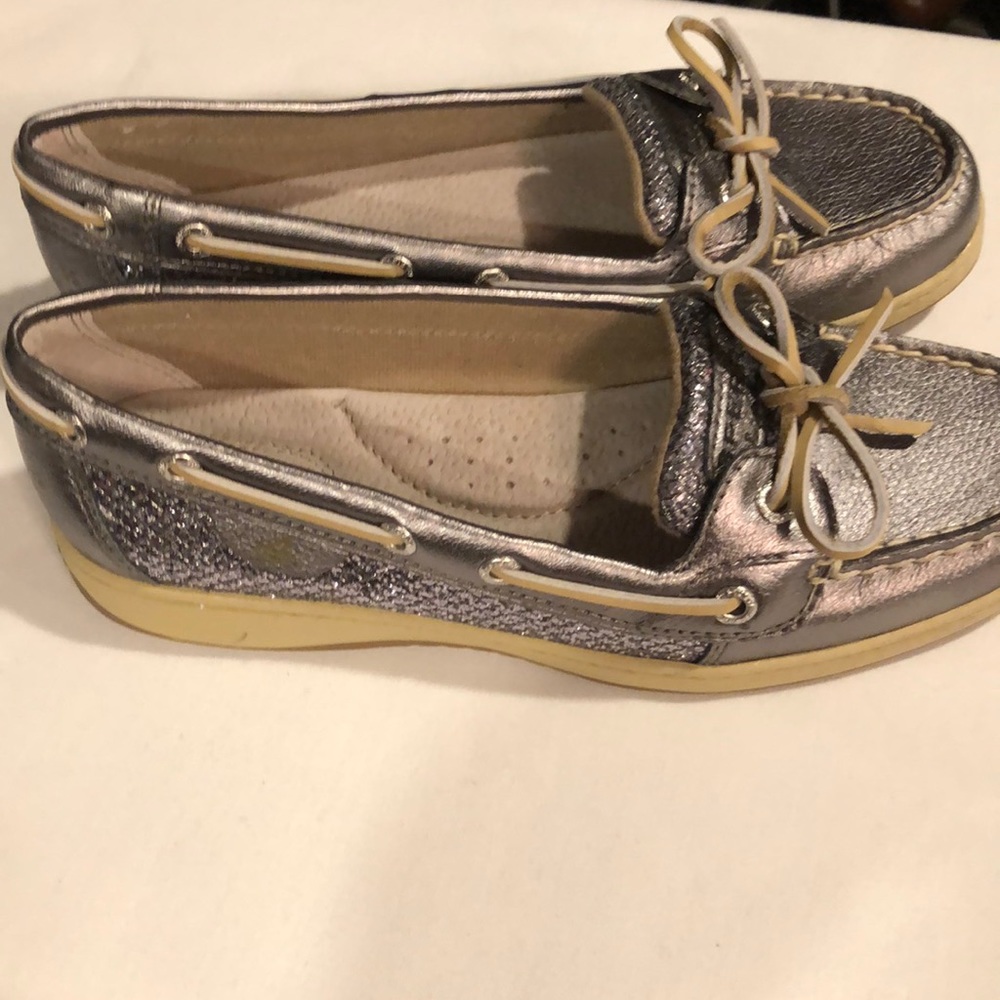 Sperry angelfish pewter shoes